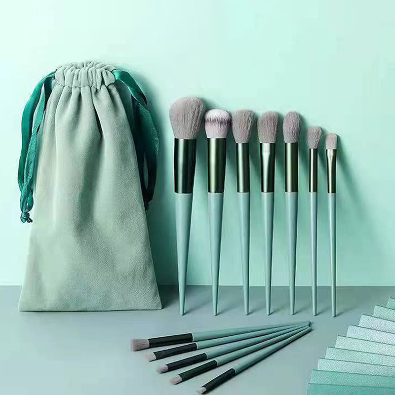 8/13PCS Fluffy Professional Makeup Brush Set Kabuki Blending Eyeshadow Foundation Powder Beauty Tool for Make up Artist