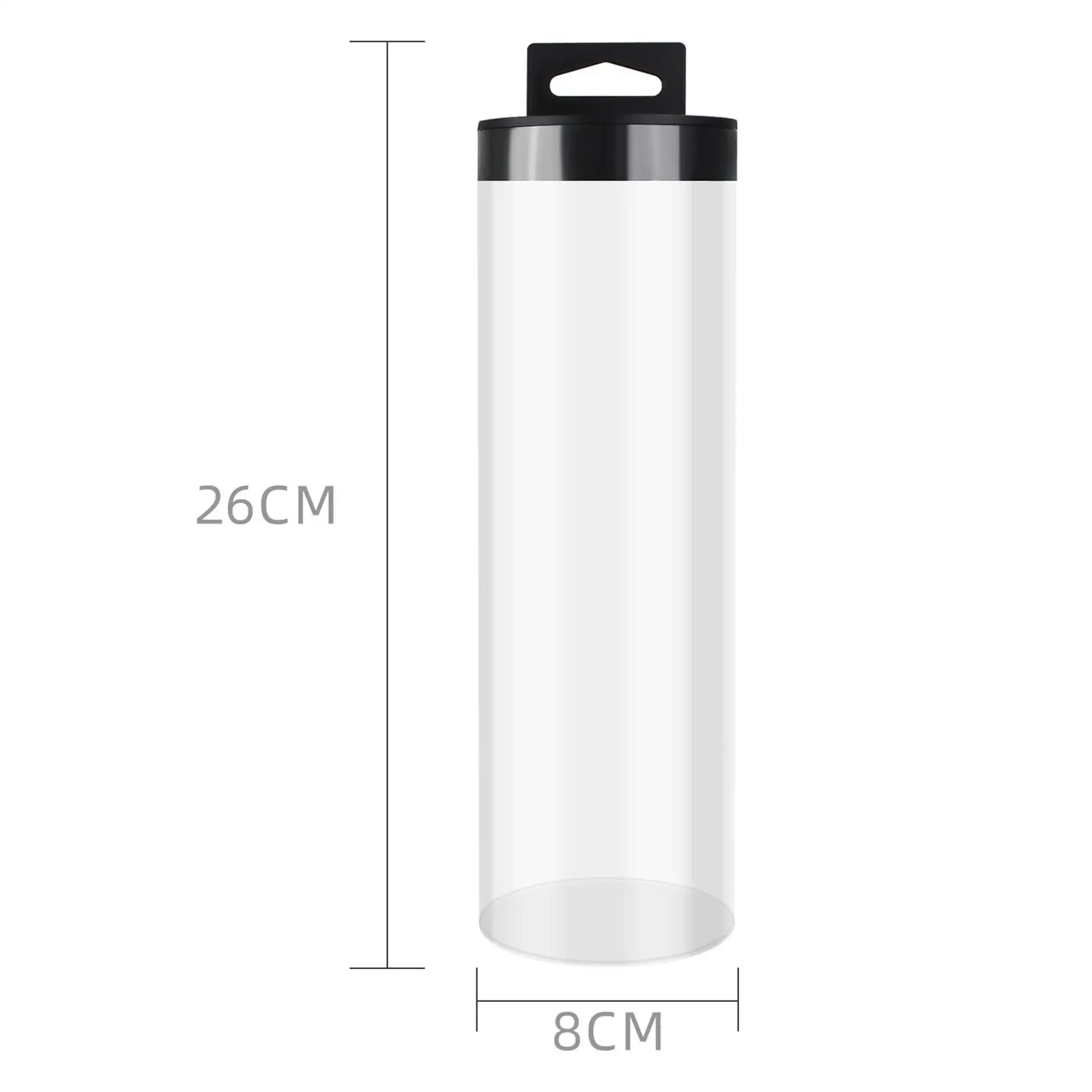 Tennis Ball Can Holder Outdoor Ball Storage Tennis Tube Clear Pickleball Bucket Canister for Practice Training