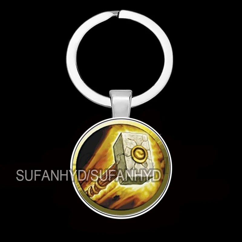 Модные брелки с кулоном Wow для мужчин, брелки World of Warcraft, подарок для игрока