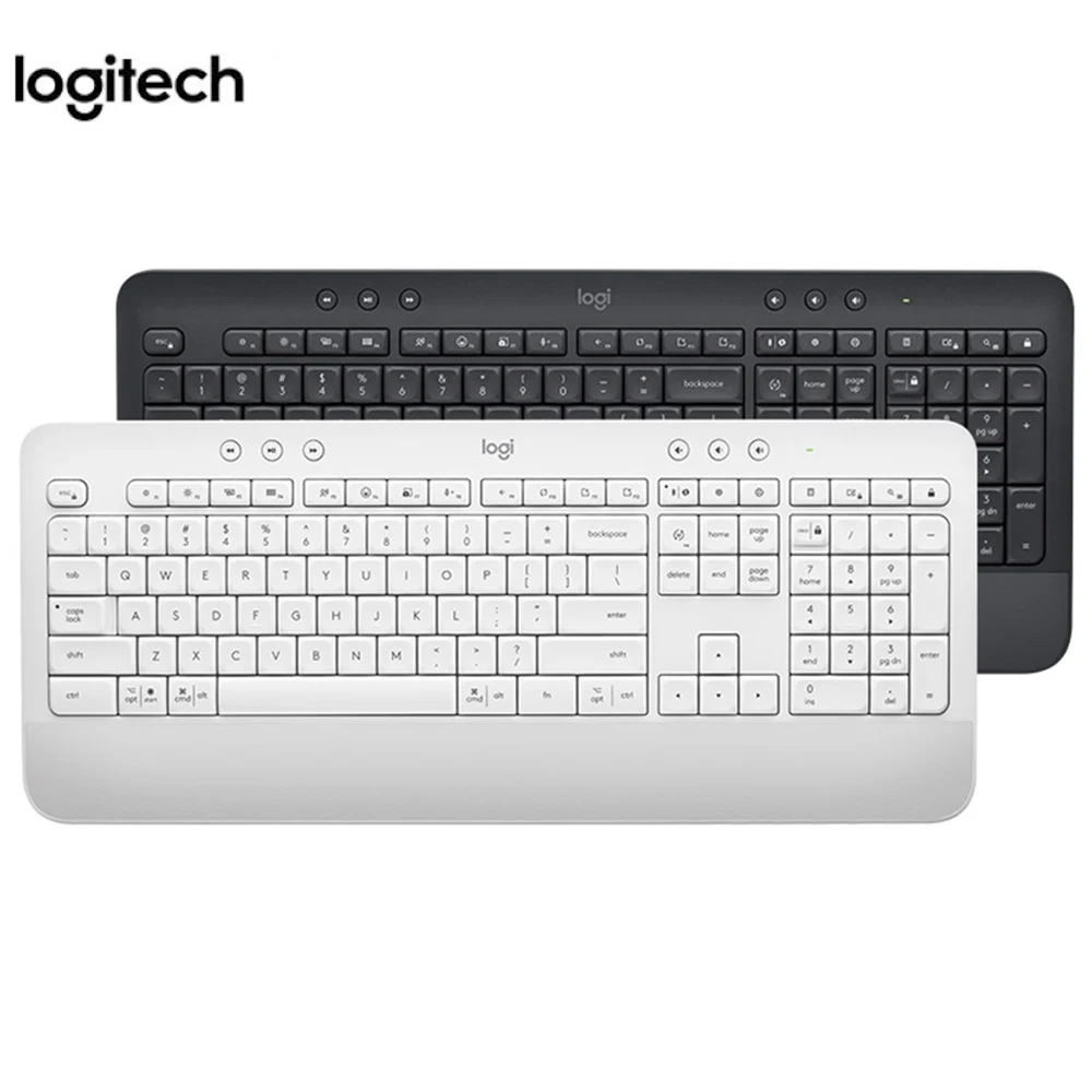 

Original Logitech Signature K650 Wireless Bluetooth Dual Mode Keyboard For Windows/macOS/Chrome OS/Linux/ipadOS/iOS/Android