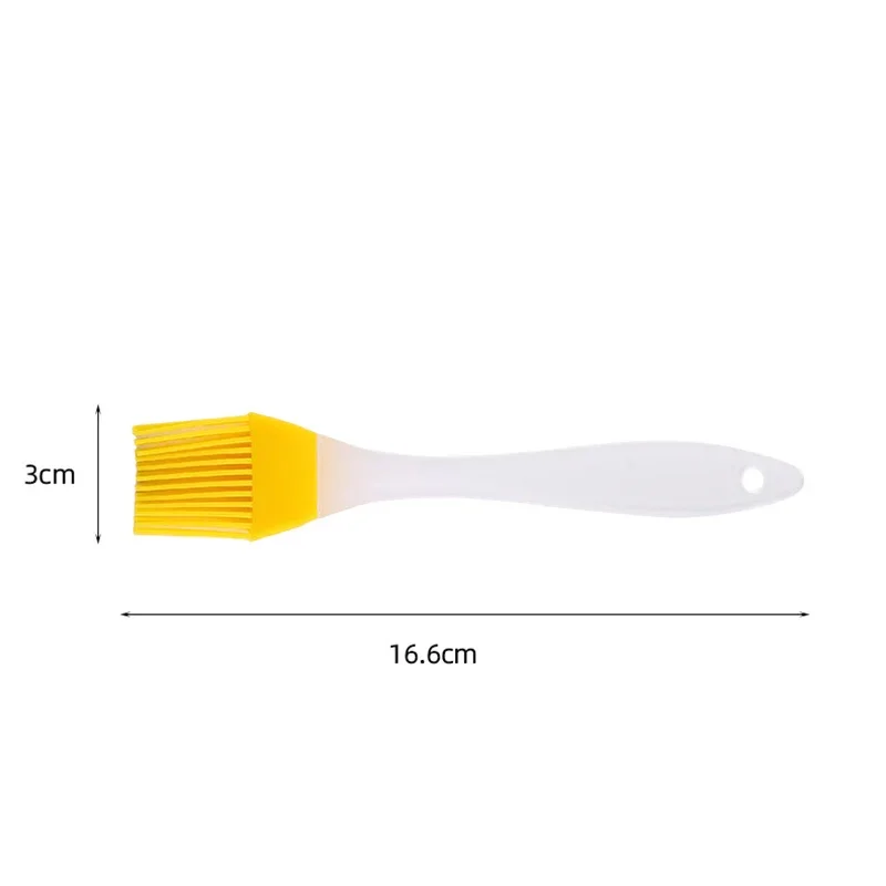 Silicone Spatula Silicone Oil Brush Spatula Barbeque Brush Cooking BBQ Heat Resistant Oil Brushes Kitchen Bar Cake Baking Tools Utensil Supplies