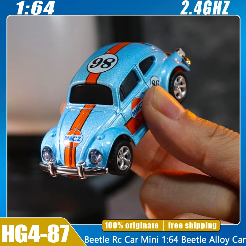 Rc Auto Mini 1:64 Beetle Lega Del Telefono Mobile di Controllo Remoto Auto Desktop Ultra Piccole Deriva Auto Tasca Per Bambini Regalo Dei Bambini Del Ragazzo Giocattoli