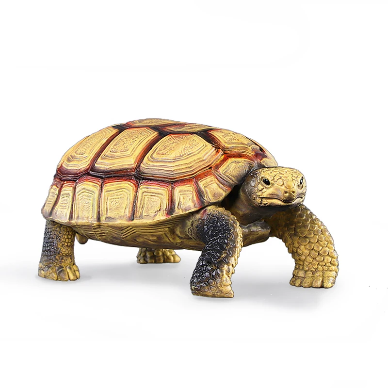 Realistic Tortoise Figurine - Wild Animal Toy for Fish Tank Decoration and Collectible Display