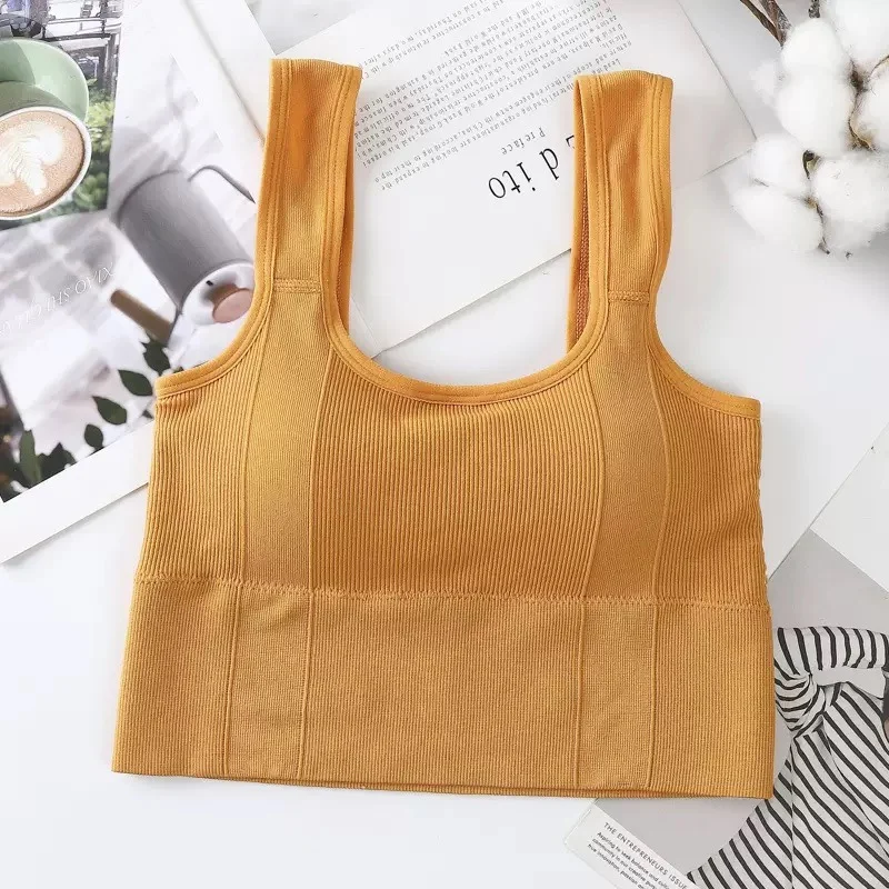1/2/4Pcs Sports Bra Anti-Sweat Fitness Top Women Seamless Yoga Bra Shockproof Crop Top Push Up Sport Bra Gym Workout Top 5