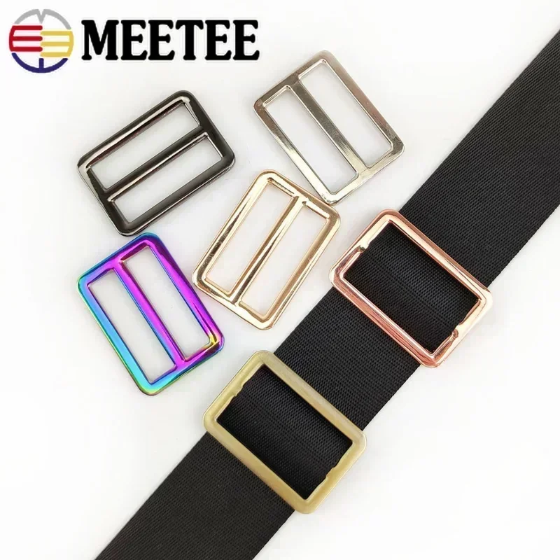 5/10pcs 16-50mm Bags Strap Buckles Metal Slider Tri Glide Adjust Belt Buckle Webbing Shoes Clothes Leather Part Accessories bag buckle metal bag buckle metal buckle metal webbing slider metal strap slider belt buckle