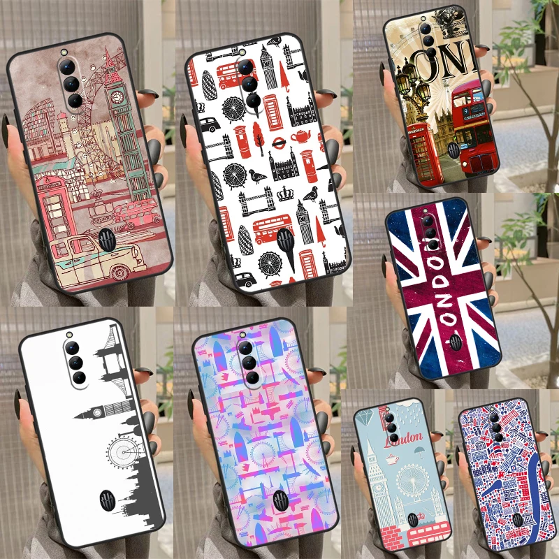 Custodia London British Union Jack Per Nubia Red Magic 8 Pro Plus 6 7 6S 7S Pro 5G 5S 6R Cover Per Redmagic 8S Pro Plus