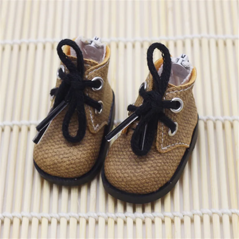 

4.5*2.5cm Doll Shoes With Black/Blue /Brown Colors Hot Sell Shoes For 20cm Doll Good Price Doll Shoes For Diy Doll Accessories