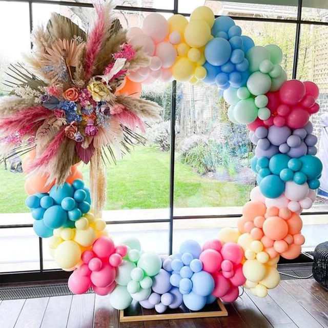 how to make balloon arch WITHOUT STAND 