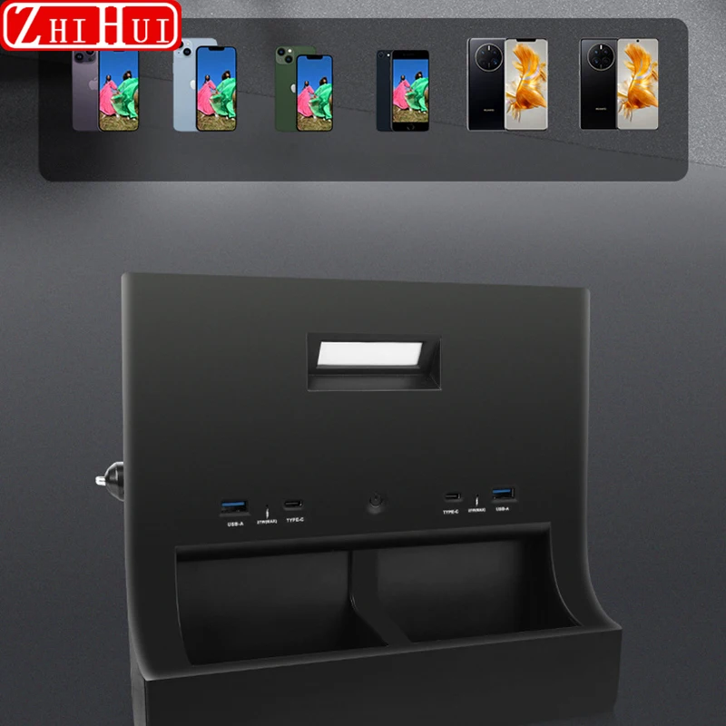 Li Lixiang L8 L9 2022 2023 ڵ Ÿϸ   ̽, ߾  丮 USB ޴ , ڵ ׼
