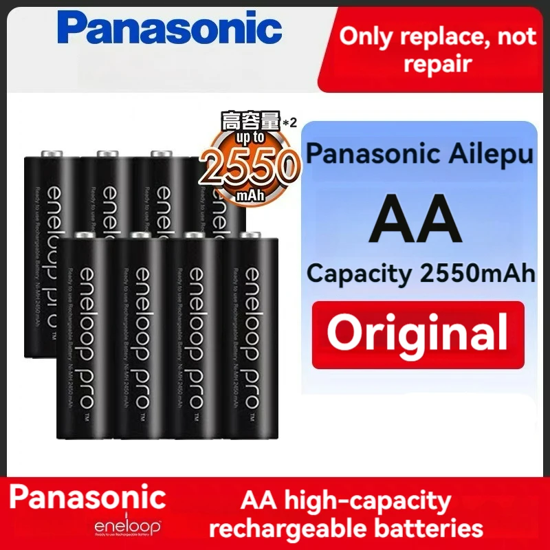 100-Panasonic-Enelop-Original-Rechargeable-Battery-Pro-AA-2550mAh-AAA ...