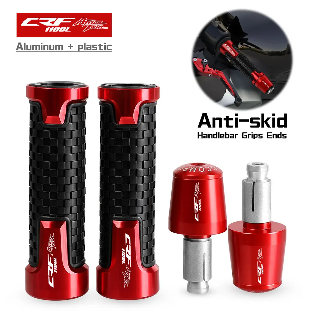 

FOR HONDA CRF1100L AFRICA TWIN 2020 2021 2022 2023 CNC Hndlebar Grips Ends Weight handle bar grip end Anti Vibration Silder