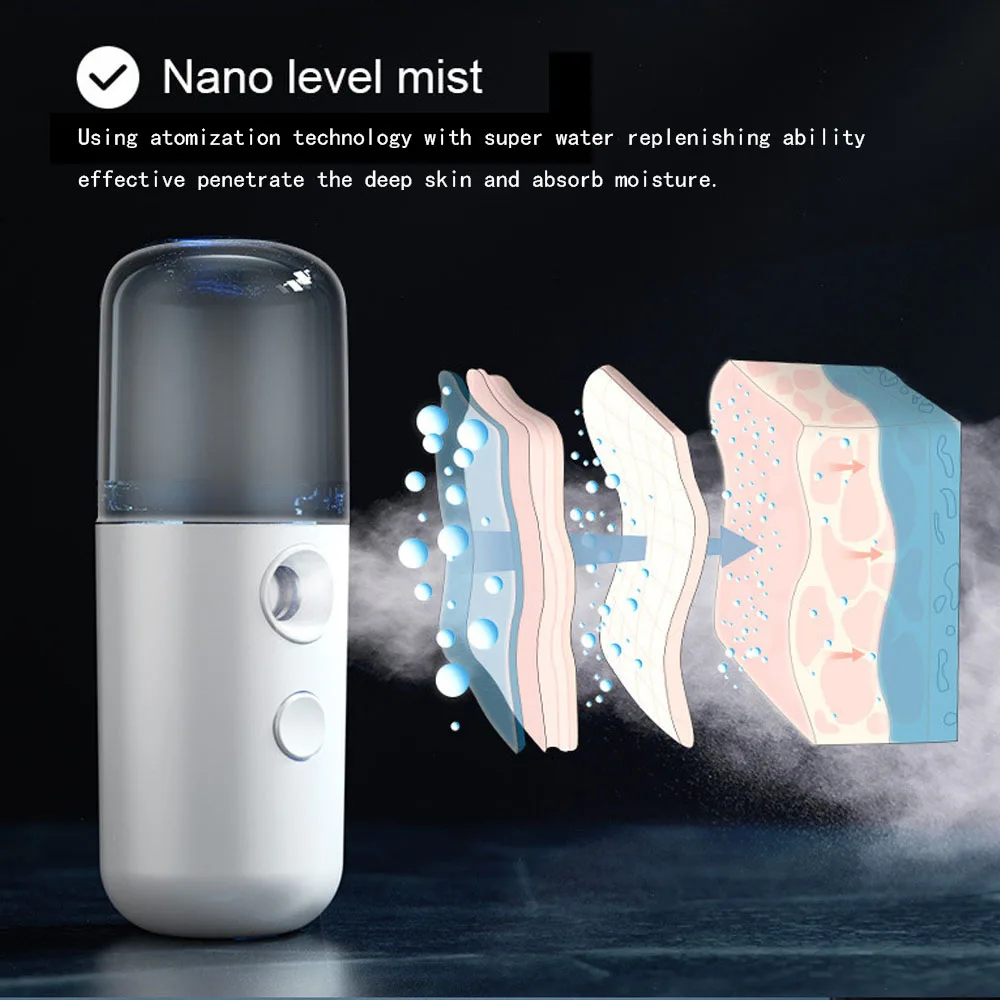 Mini Car Air Humidifier Steam Air Purifier Aroma Diffuser Essential Oil Aromatherapy Diffuser Mist Maker Sprayer For Car Home
