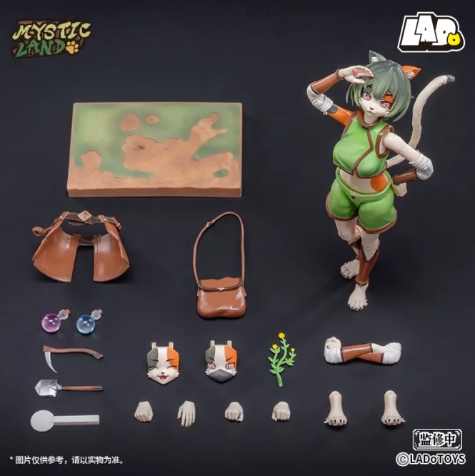 In Stock Originate LADoTOYS ERA-002 TONIA TIGRIS HERBAL IST Ver. Model Toys 1/12 Cat Beautiful Girl MYSTIC LAND Furry Fandom - 6