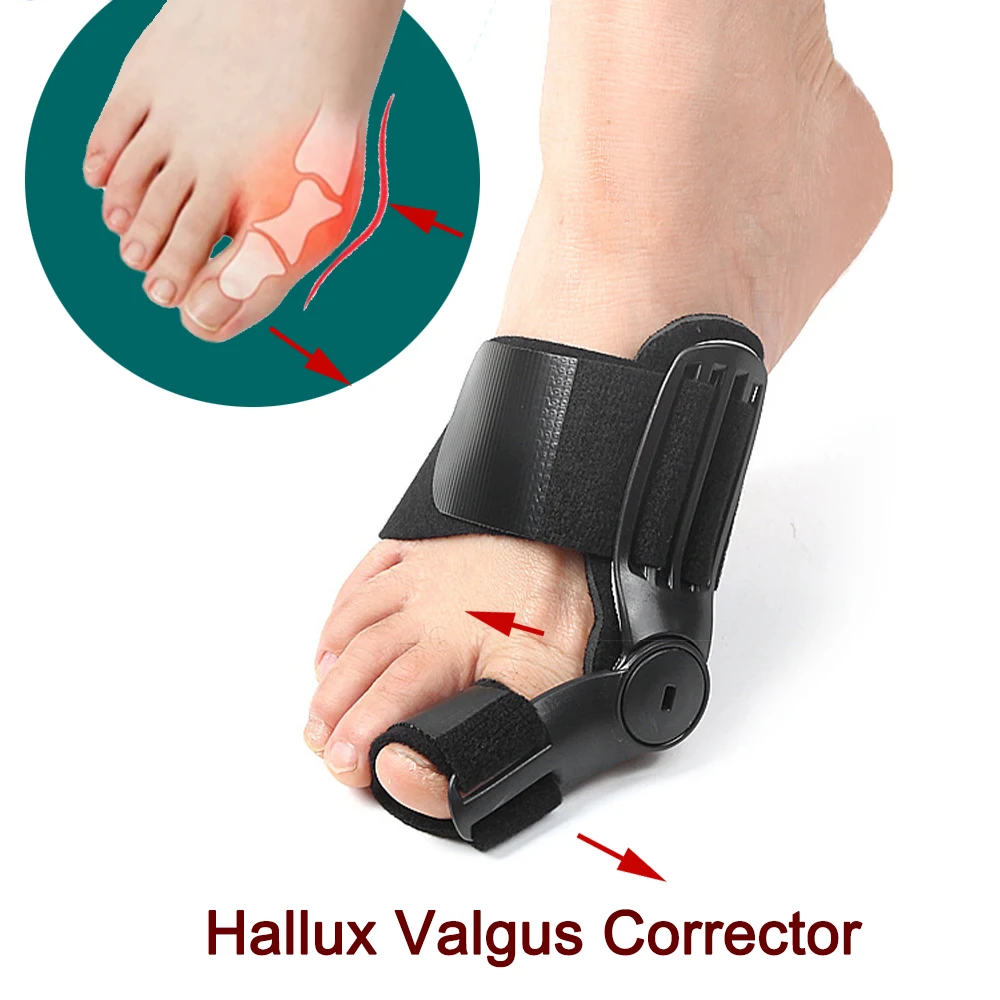 

1pcs Bunion Splint Big Toe Straightener Hallux Valgus Corrector Orthotics Foot Bone Thumb Adjuster Correction Pedicure Brace