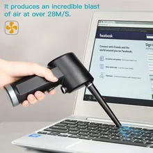 

Cordless Duster, Replacement for Compressed Spray Gas Cans, Rechargeable Blower for Computer, Keyboard and Electronics Clean