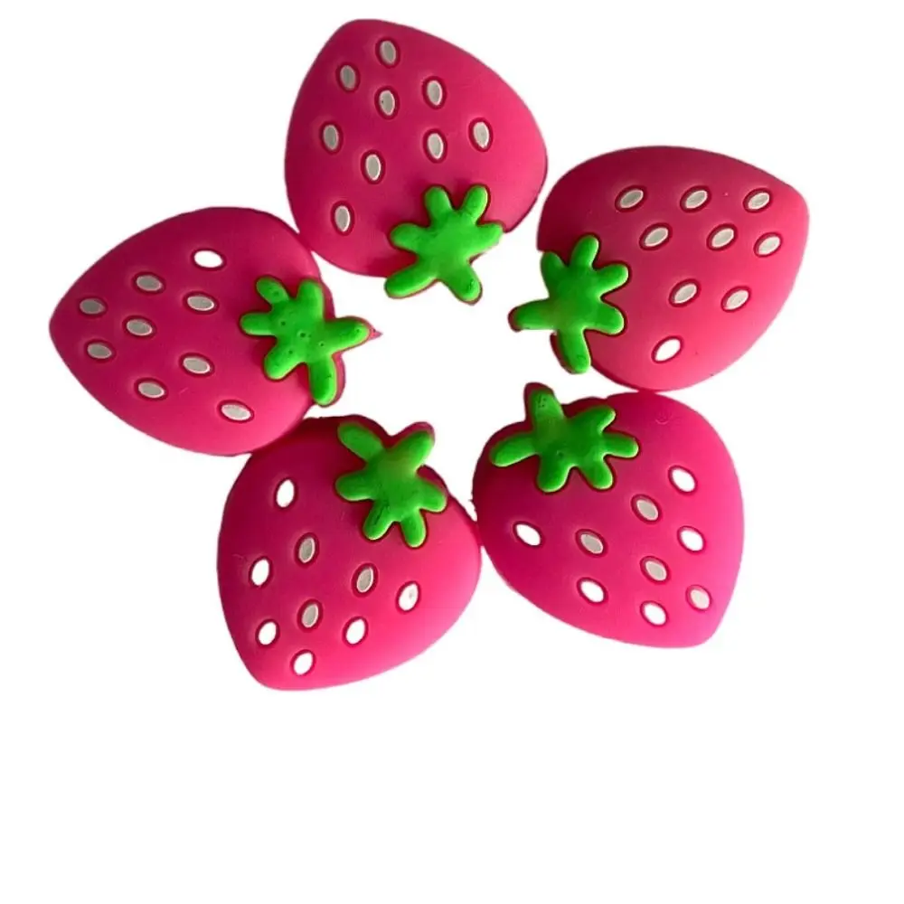 Silicone Strawberry Tennis Racket Vibration Dampeners - Shockproof Sports Accessory
