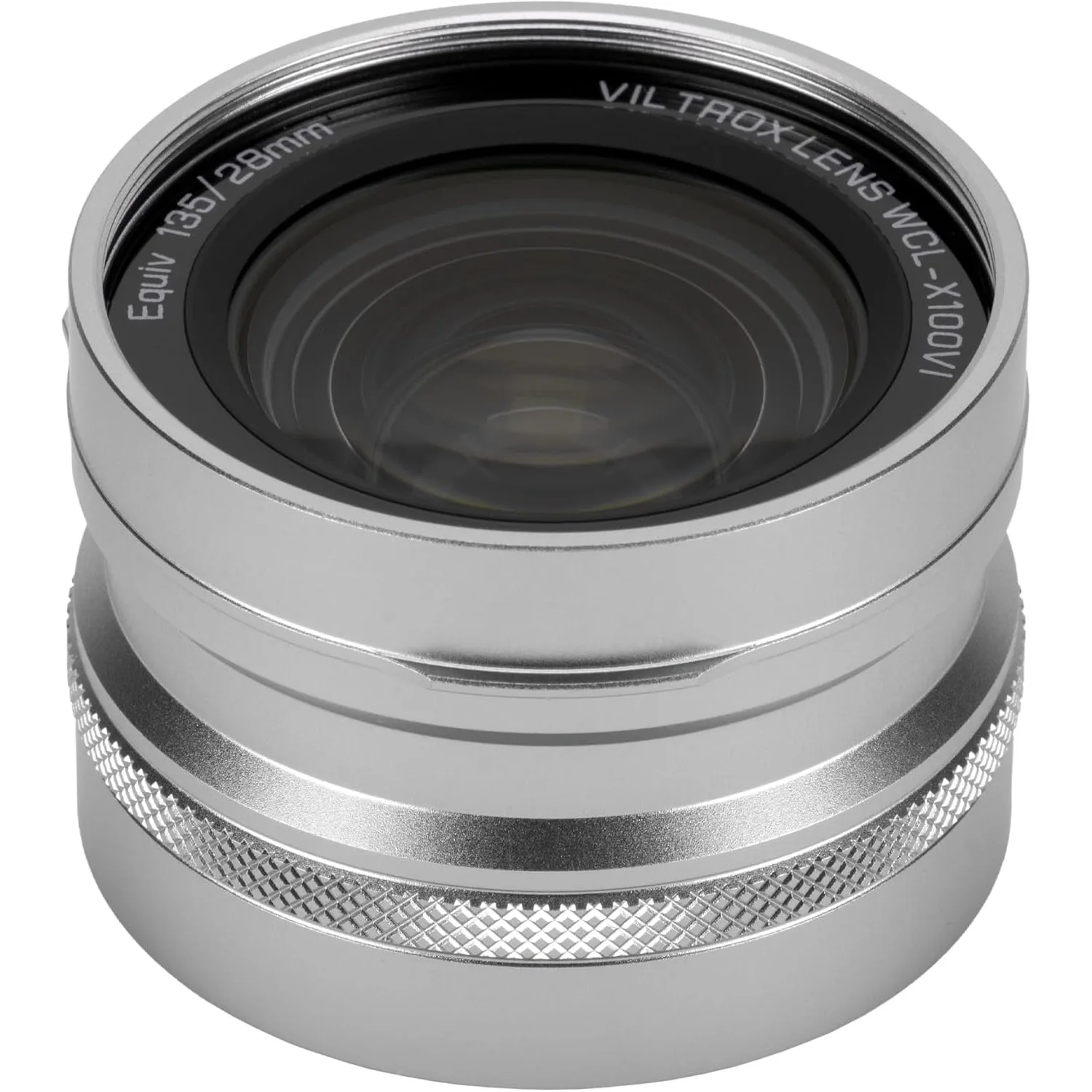 VILTROX WCL-X100 VI 와이드 변환 렌즈, 후지필름 X100VI X100V X100F 카메라용 0.8X 와이드 앵글 자동 인식 렌즈