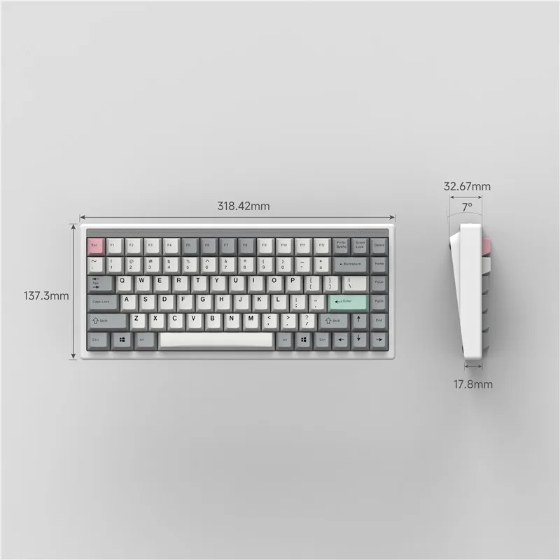 Niz mini84 pro + CNC アルミケース バッグ付 Niz mini84 pro + CNC アルミケース バッグ付 - メルカリ