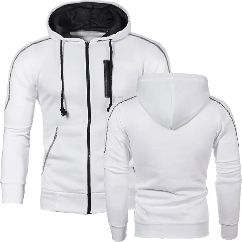 

Men Casual Zipper Coat Fleece Hoody SportswearHooded Sweater Jacket Sweatshirts Bomber Hoodies Jacket Tracksuits