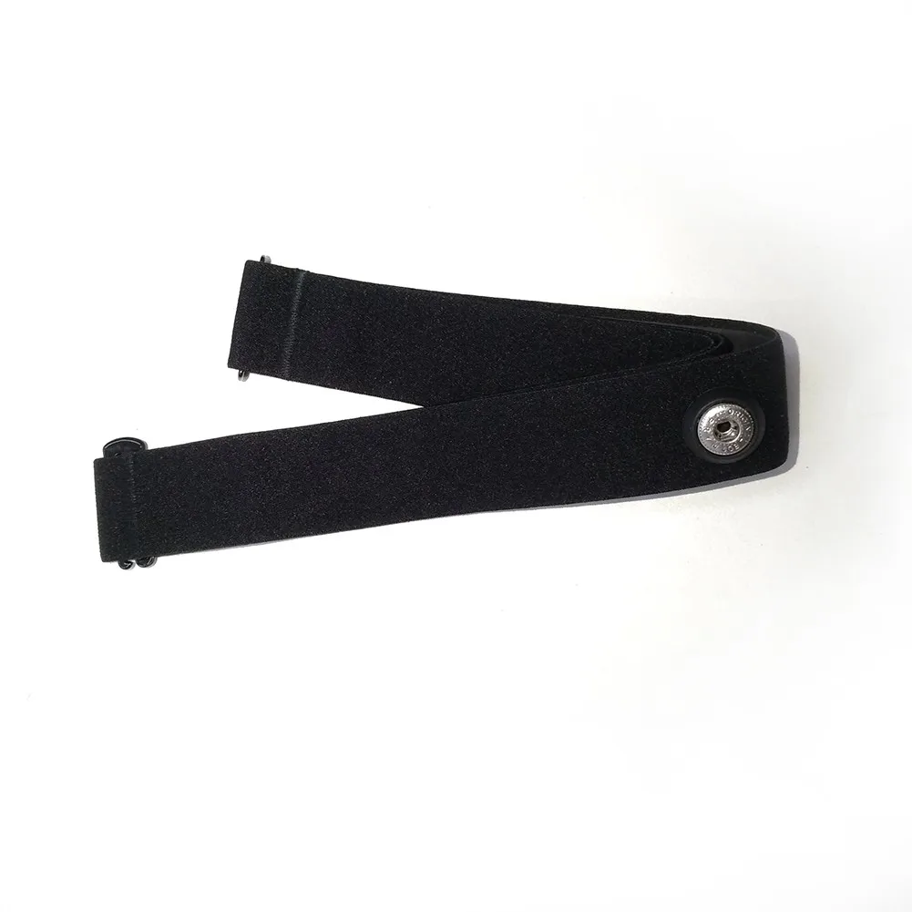 

Практичный Прочный Ремень для измерения частоты сердечных сокращений, Черный Эластичный регулируемый фитнес-ремень, удобная замена