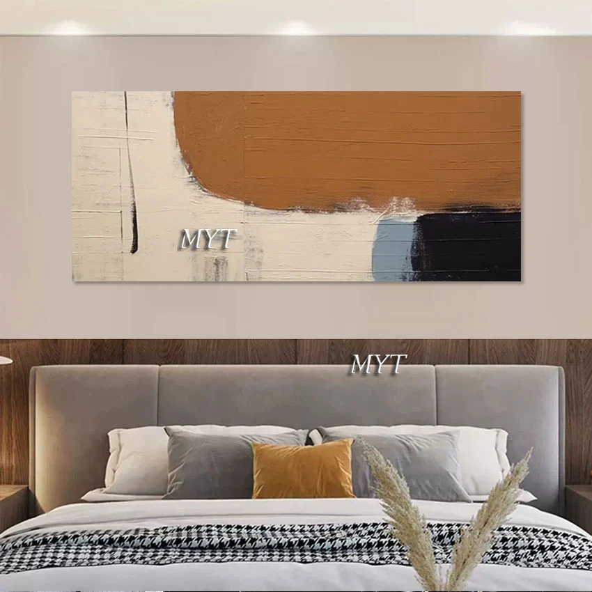 

Modern Textured Canvas Oil Painting Simple Abstract Designs 100% Handmade Decorative Items For Home Living Room Wall Picture