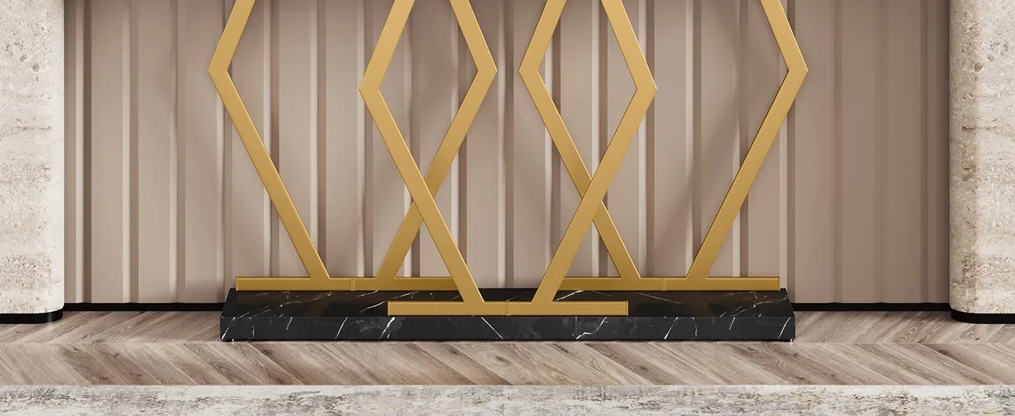 tribesigns sofa console table