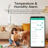 Tuya Smart Home WiFi Temperature Humidity Sensor Waterproof Thermometer Smart Life Remote Control Support Google Assistant Alexa - Image 2