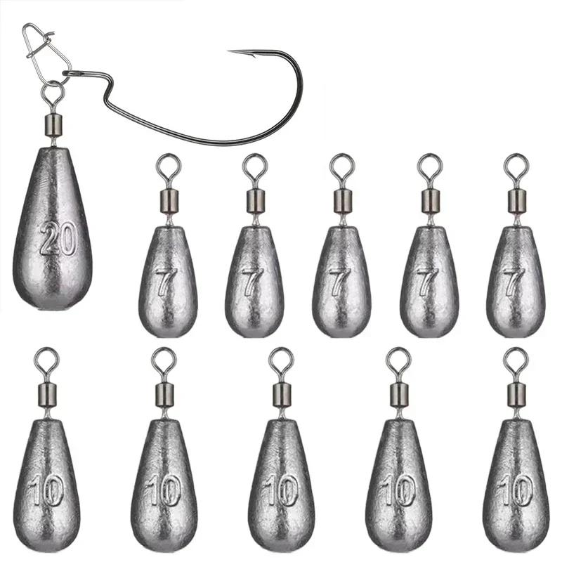 FishingWeightSinkerQuickReleaseWaterDropWeightsBaitFishing