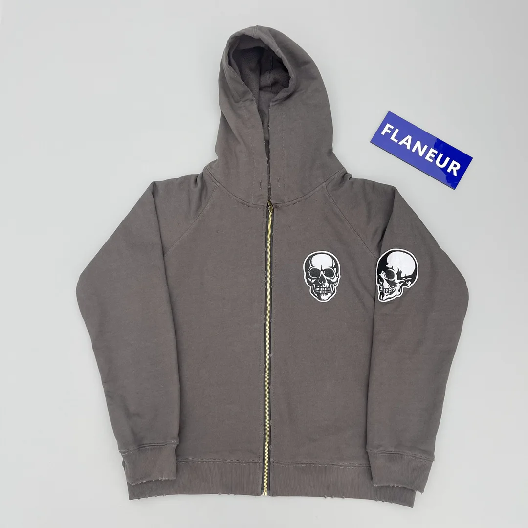 New Luxury 2022 Skull Head Number Nine Face Pullover Hoodies Hoody