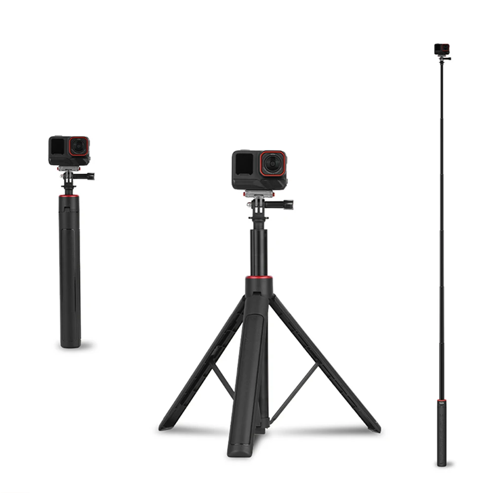 Quick Release Selfie Stick Camera Vlogging Extendable Tripod Stand For Insta360 X5 Action 4/Pocket 3_voghion.com