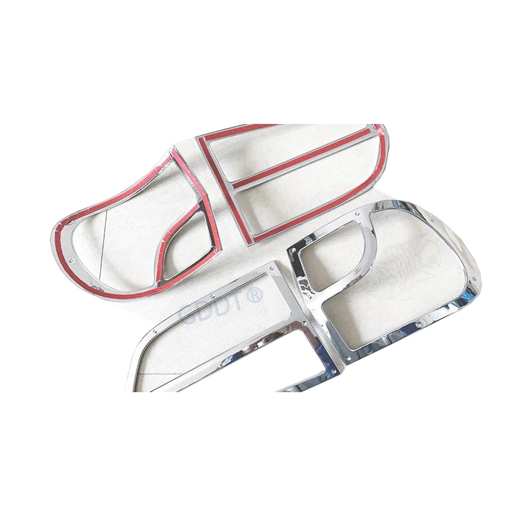 

4 Piece 2001-2007 Tail Light Chrome Cover for Hyundai H1 Warning Lamp Frame Rear Lamps 4 Pieces Stick Cover Old or New Design