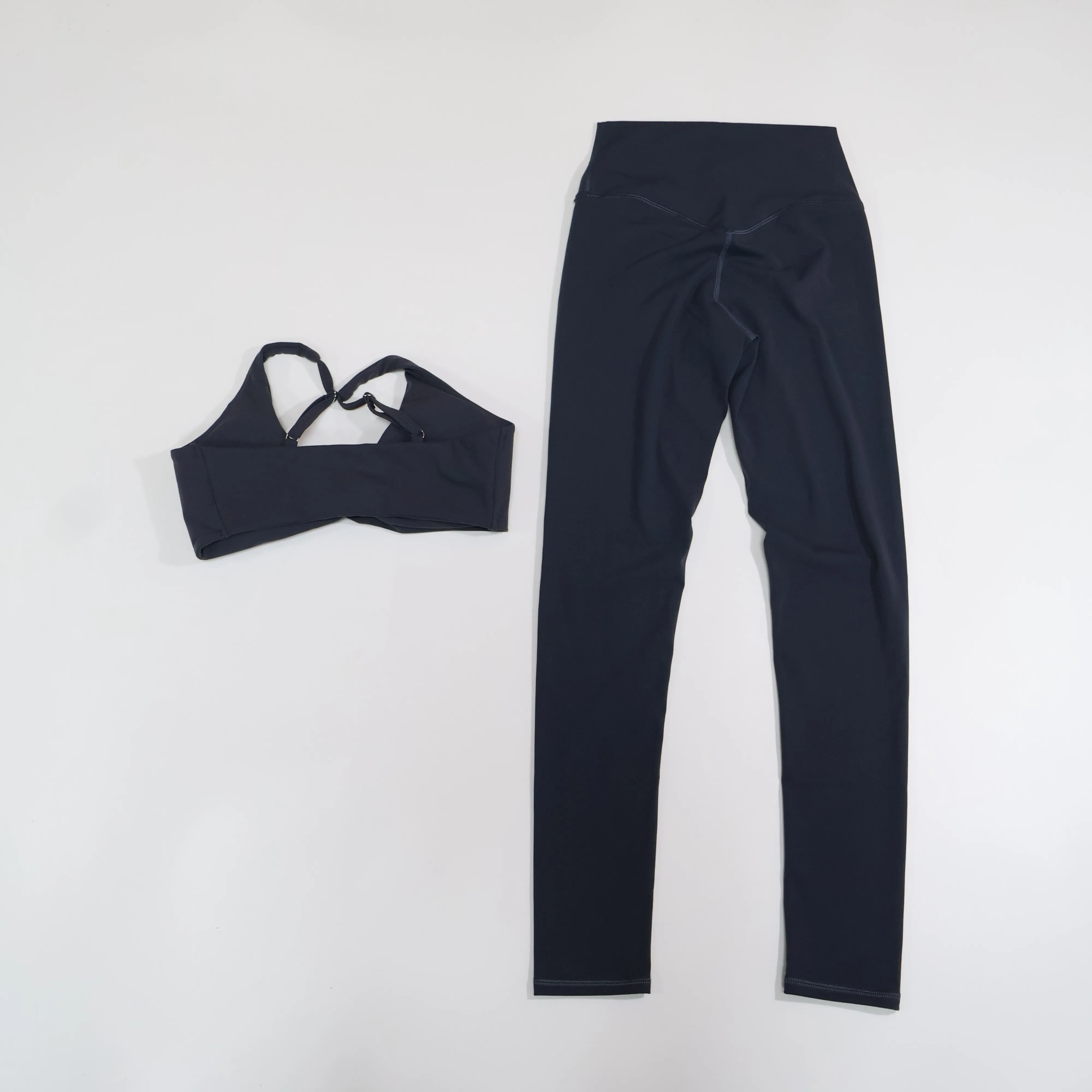 Sommer Damen Zweiteiliges Sportset Weiblicher Brustkreuz-Sport-BH Yoga-Gym-Sportanzüge Damen Sportoutfit Frauen Yoga Sportbekleidung – Detail 8