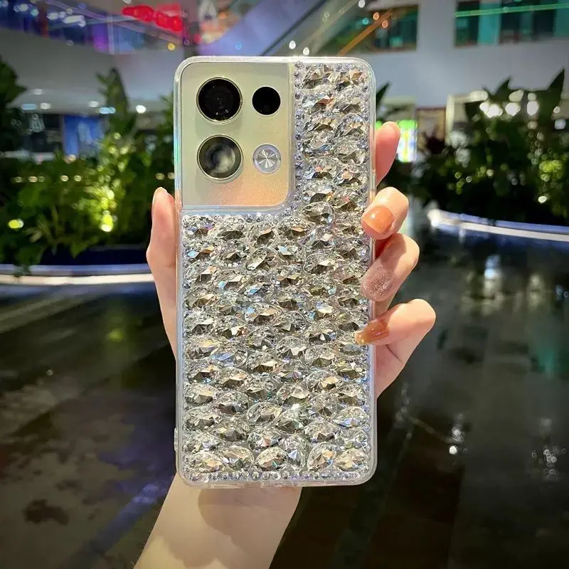 

Luxury Gemstone Inlaid Rhinestone Protective Phone Case For Samsung GalaxyA50 A70S A22 A32 A52 A71 A72 A73 A53 A33 A74 A54 A34