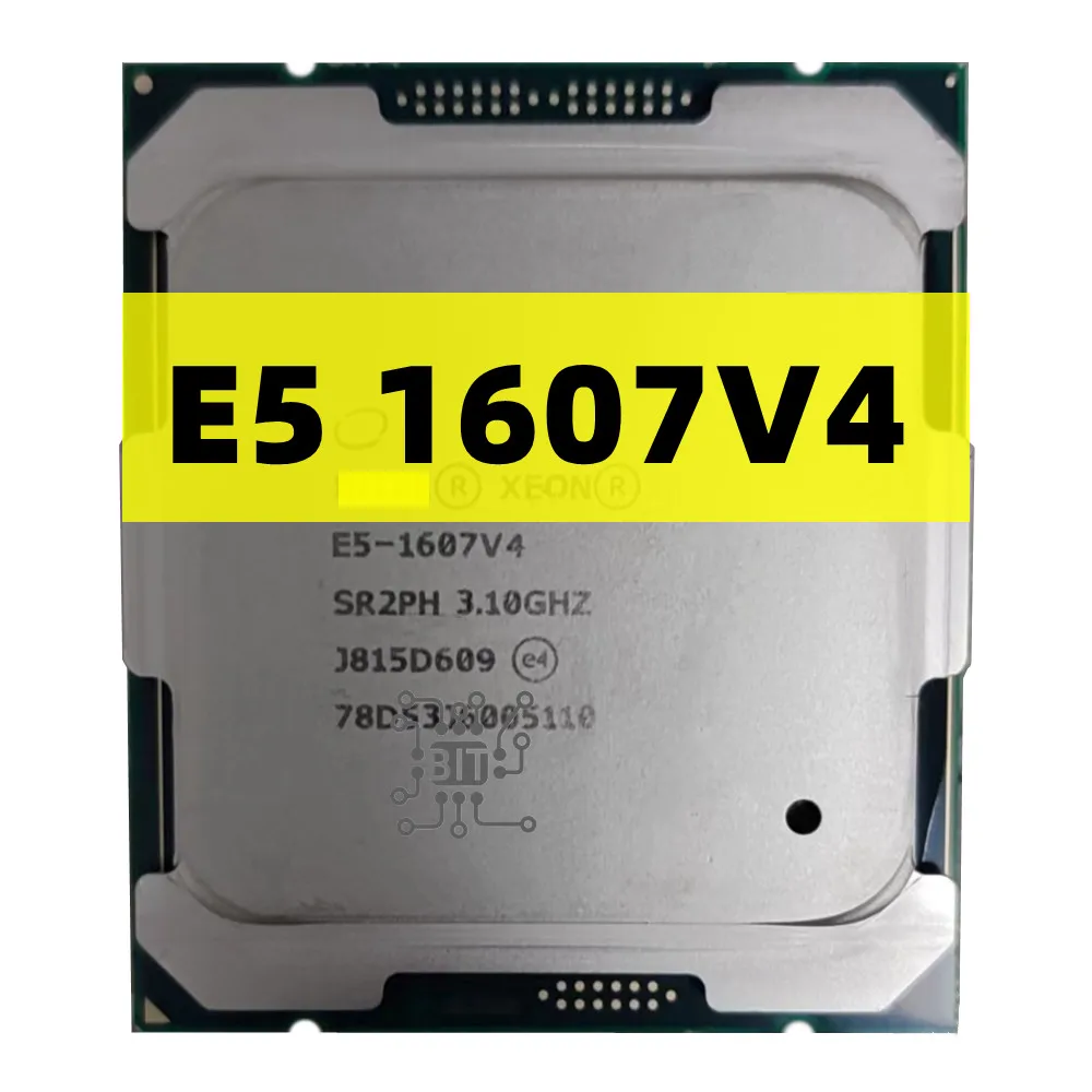 Xeon E5-1607V4 3.10Ghz Quad-Core 4 Thread 10M E5 1607 V4 E5 V4 Lga2011-3 140W E5-1607 V4 Spedizione Gratuita