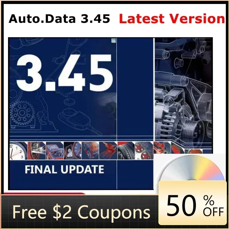 Newest version Autodata 3.45 Auto Repair Software wiring diagrams data + install video guide+ remote install help auto data 3.45