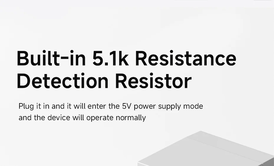 Hagibis USB-C Charging Adapter with 5.1K Pull-Down Resistor