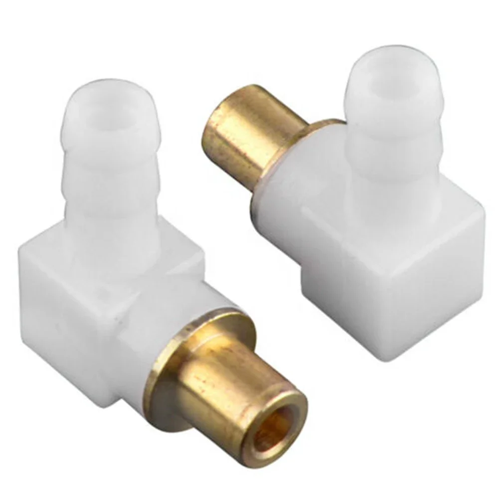 2PCS Fuel Elbow Connector Hose For 1/4" Line Replace 692317 493496 494451 Pipe Plastic Hose Joiner Fuel Gas Water Tube Fitting fuel hose connector