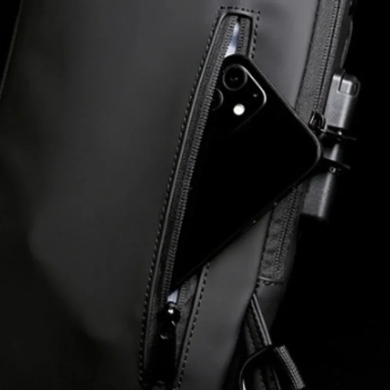 Men Multifunction Anti Theft USB Shoulder Bag Man Crossbody Cross Body Travel Sling Chest Bags Pack Messenger Pack