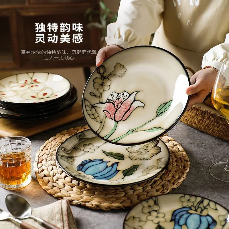 

Creative Ceramic Plates Steak Plates Ceramic Tableware Trays