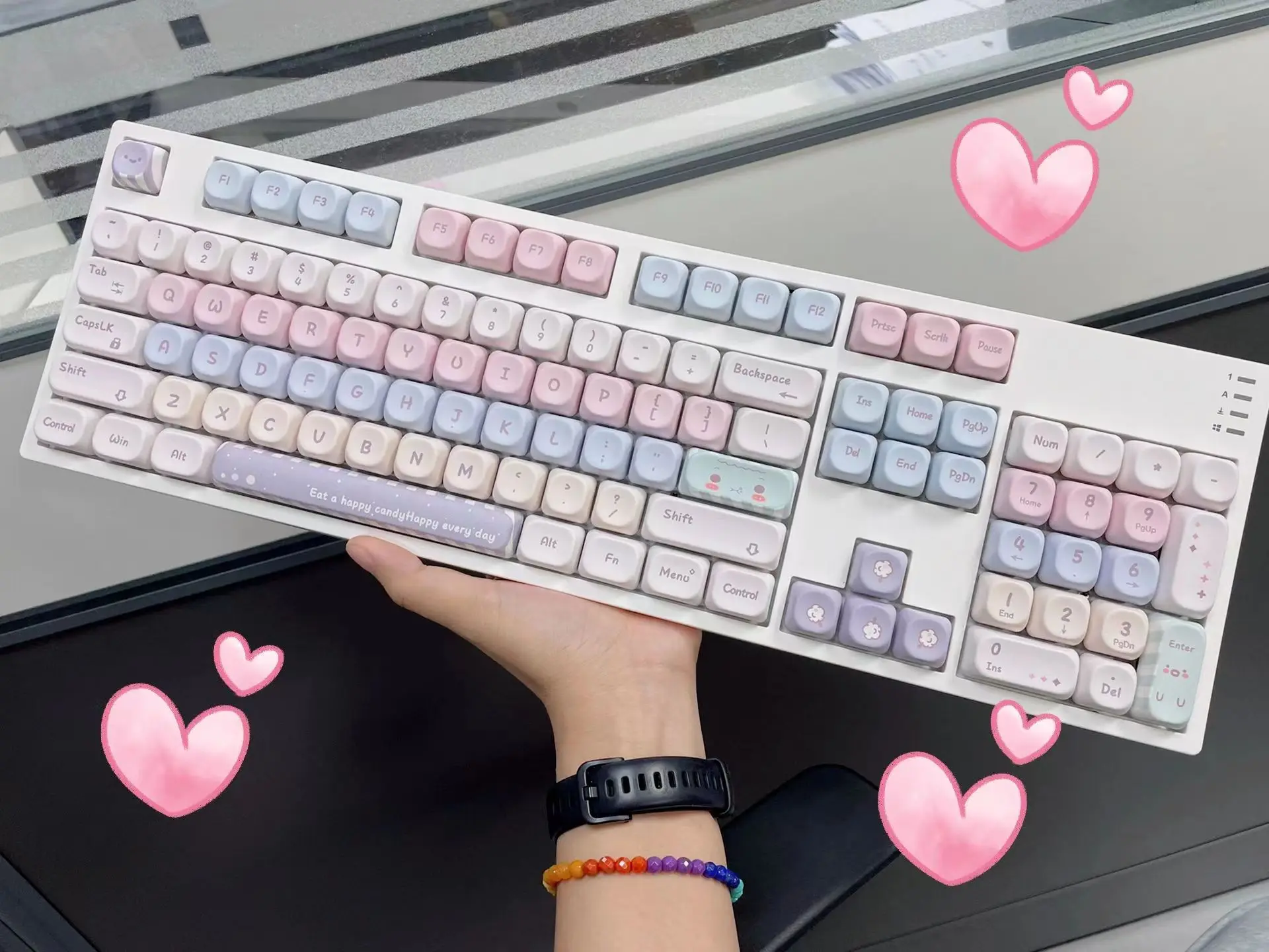 Cherry Shape Keycaps para Teclado Mecânico Candy Keycaps Colorido Bonito Personalizado Pbt Sublimação Dye Moa mx 130 Chaves