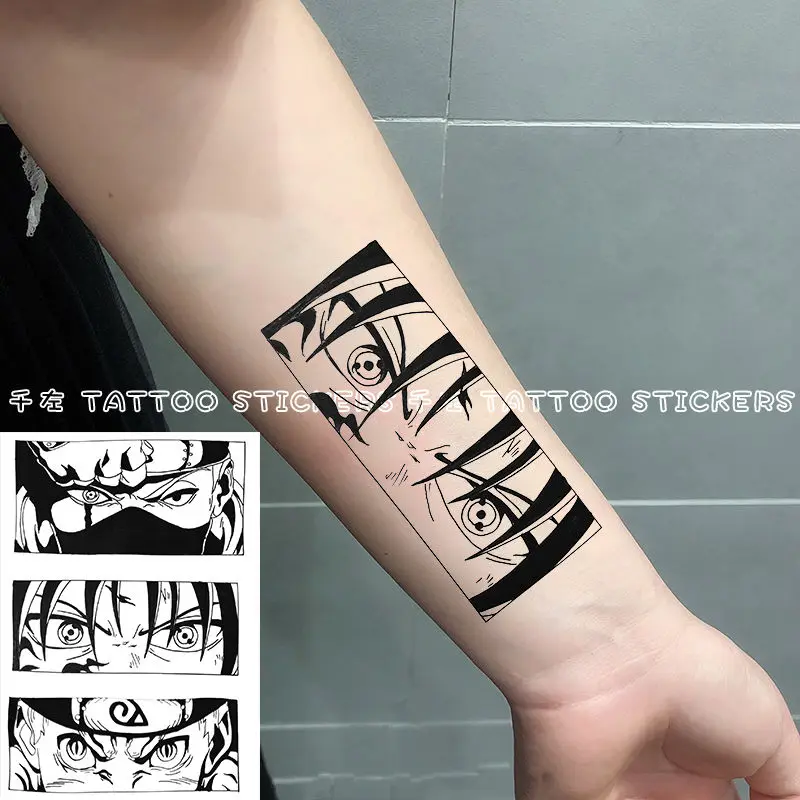 Аниме Kakashi Uchiha Sasuke Uzumaki водонепроницаемые мужские и женские прочные имитации