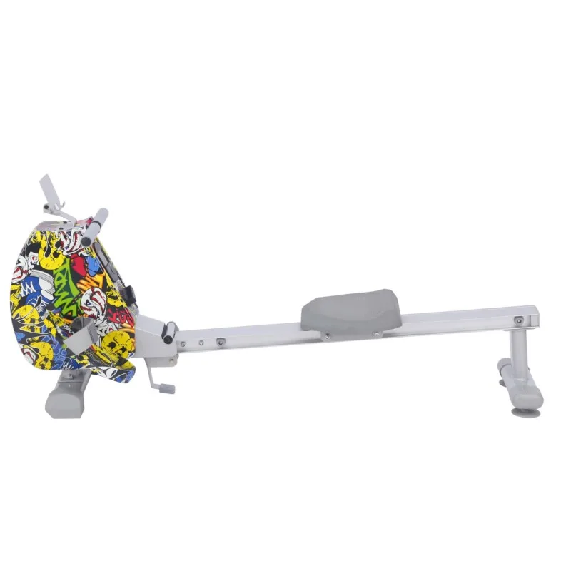 Indoor Rowing Machine for Belly-Strengthening, Magnetic Resistance, Multi-Gear Adjustable Fitness Equipment, Home Folding Rowing