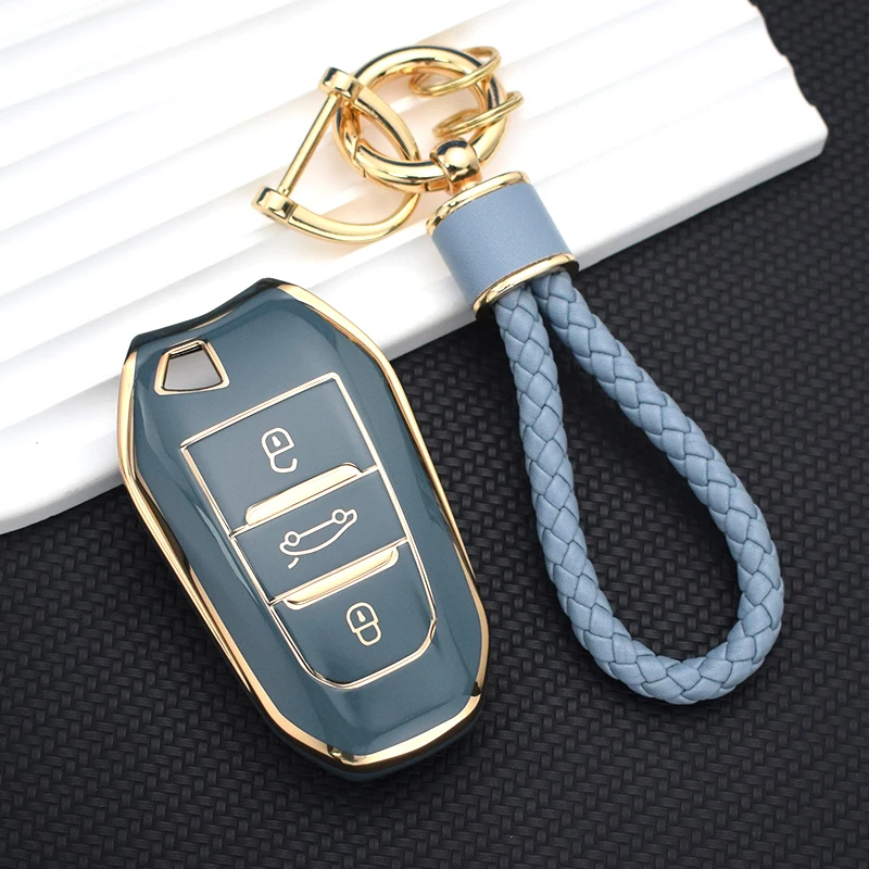 Bao Chìa Khóa Xe Hơi Cho Peugeot 308 408 508 2008 3008 4008 5008 Citroen C4 C4l C6 C3 Xr Picasso Ds3 Ds4 H%e1%bb%99p B%e1%ba%a3o V%e1%bb%87 Ch%c3%aca Kh%c3%b3a T%e1%bb%ab Xa I.1093120190