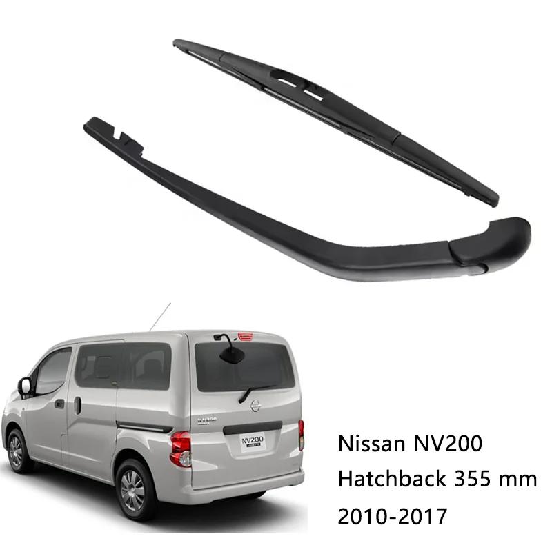 Car Wiper Blade Rear Back Window Windscreen Windshield Wipers For Nissan NV200 Hatchback 355 mm 2010-2017 Auto Accessories 6