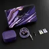 QoA Adonis New In Ear Earphones 1DD+2BA Hybrid Pinecone Resin Shell IEMs With 3.5+4.4mm Plug Cable For HiFi Headphone Gifts 6