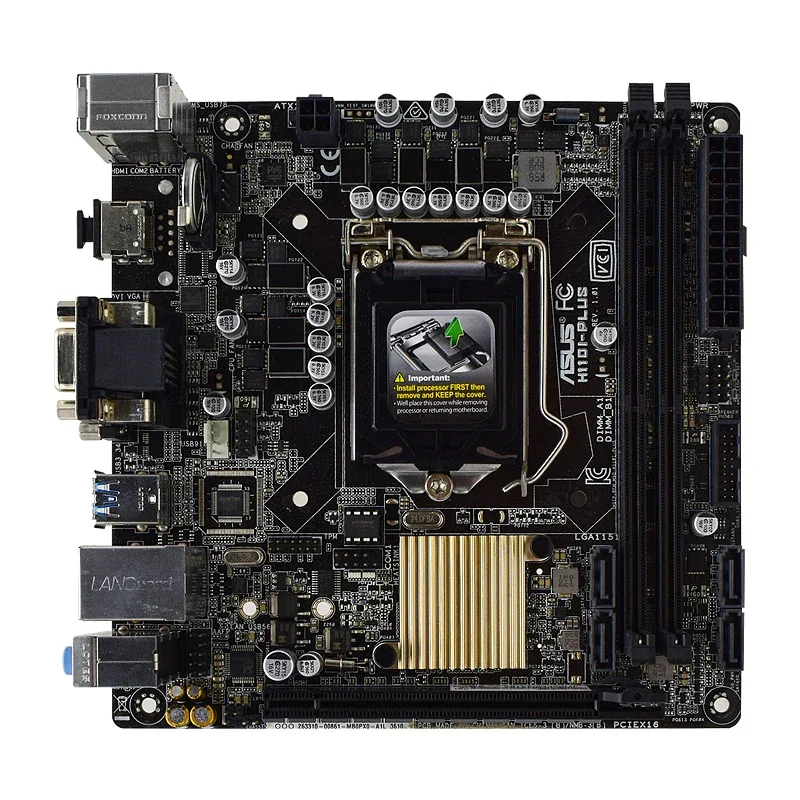 ASUS H110I-PLUS Mini ITX Motherboard LGA 1151 DDR4 32GB Intel H110
