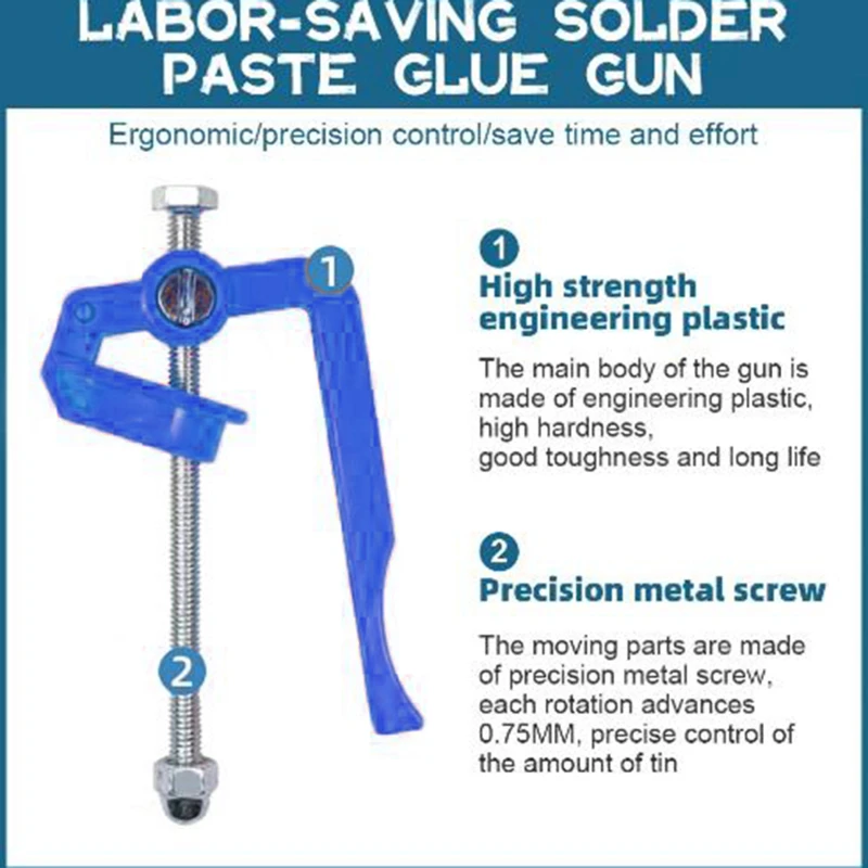 Solder Paste Booster UV Solder Mask Ink Welding Oil Pusher for Motherboard Repair Tools Flux Extruder Welding Propulsion Tool
