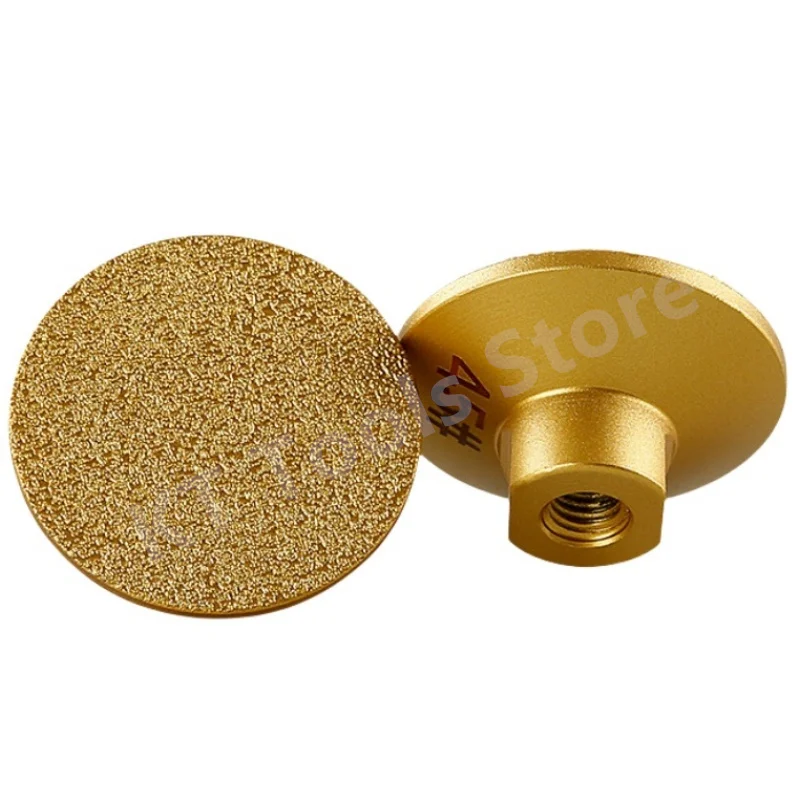 2Inch 50mm Brazed Flat Grinding Head Abrasive Sanding Tools Marble Granite Quartz Cobblestone Stone Grind Trimming Chamfering