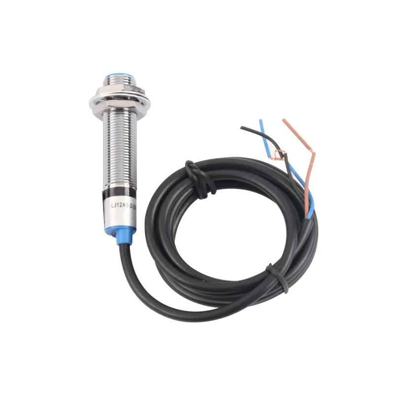 M12 Shielded Proximity Switch Waterproof Embedded Inductive Sensor Switch DC 6-36V NPN PNP NO NC Metal Detection 2mm 2