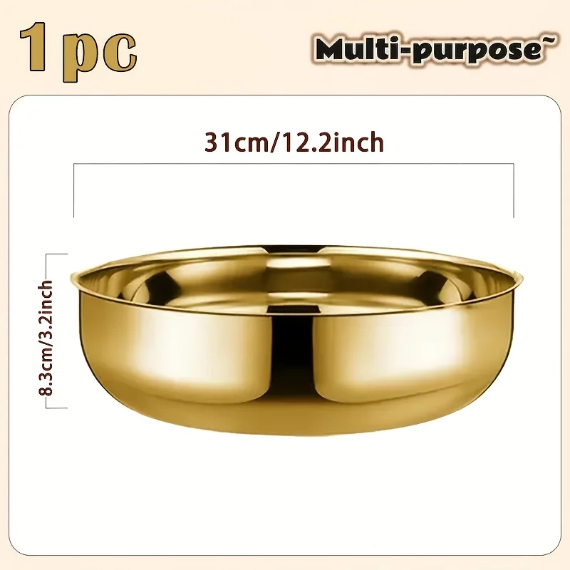 Stainless Steel Large Capacity Bowl